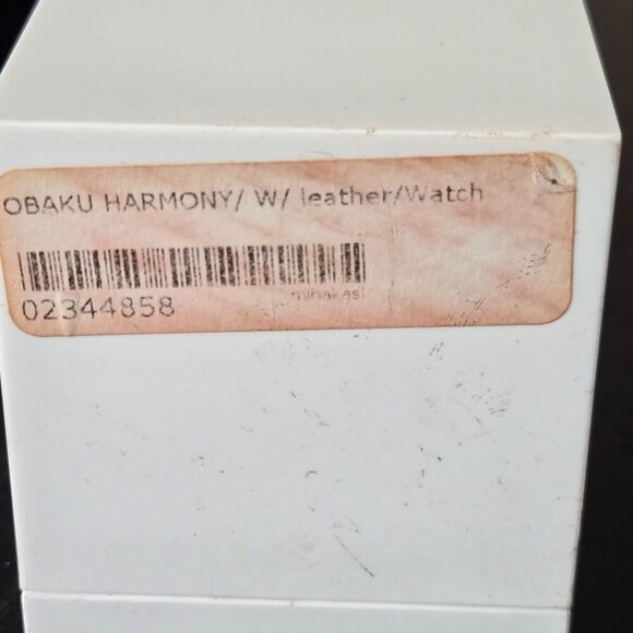 Obaku Denmark Women's Watch White Leather Minimalist Quartz Analog black/white - Picture 10 of 11